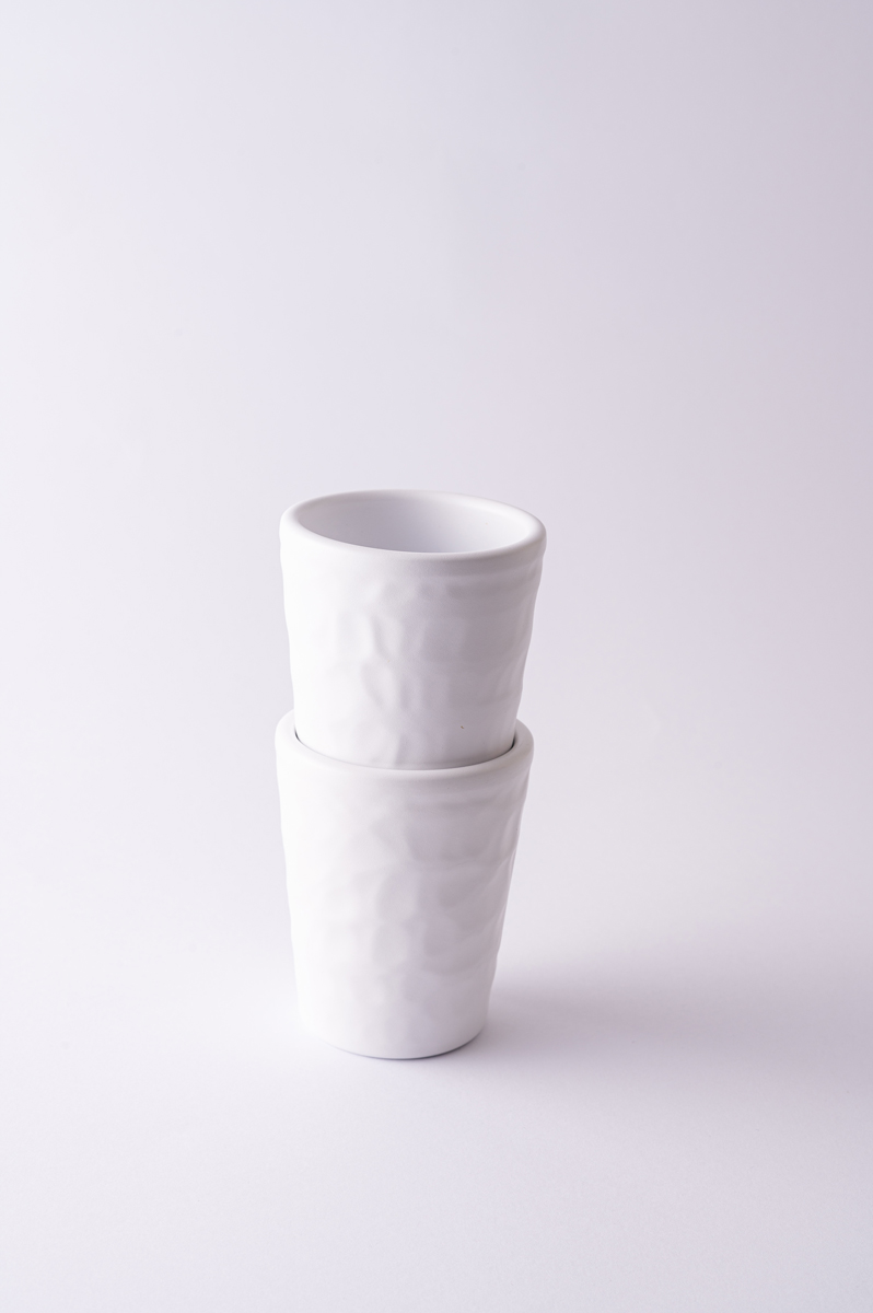 Mat White Cups Set - Image 2