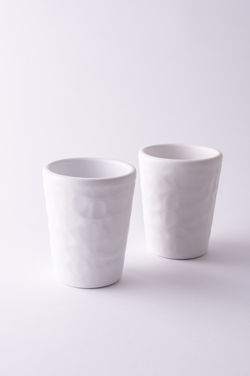 Mat White Cups Set - Image 3